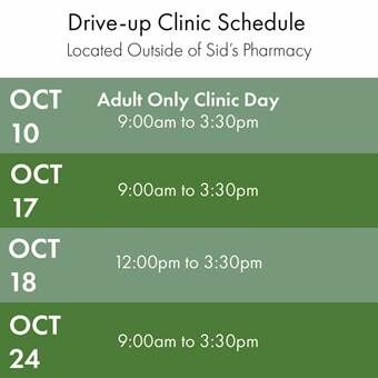 Drive Up Flu Clinic Schedule